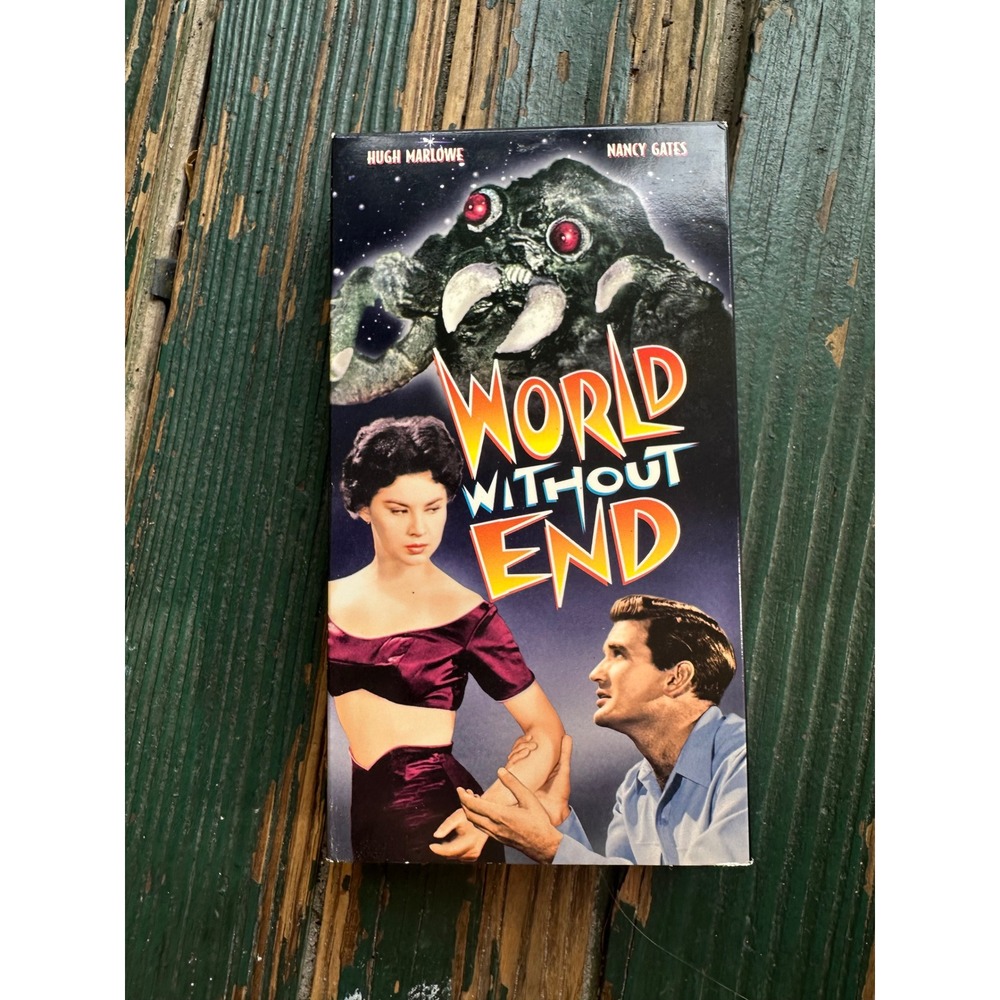 World Without End VHS 1997 Warner Home Video Sci-Fi Hugh Marlowe Nancy Gates